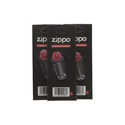 3 Packs 100% Genuine Zippo Lighter 18 Flints Genuine Original Free Postage • £5.69