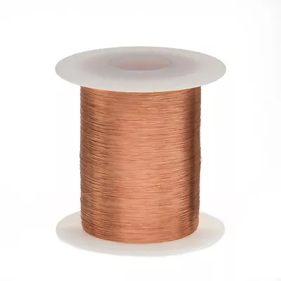 33 AWG Gauge Enameled Copper Magnet Wire 4 Oz 1588' Length 0.0077  155C Natural • $10.72