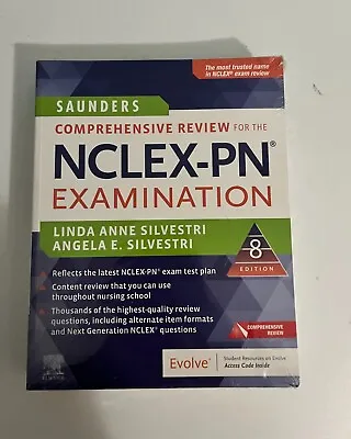 $30 • Buy Saunders Comprehensive Review For The NCLEX-PN Examination 8th Edition