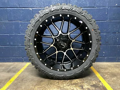 5) 22x10 Moto Metal MO986 Siege Wheels Rim 33  MT Tires 5x5 Jeep Gladiator JT • $3324.05