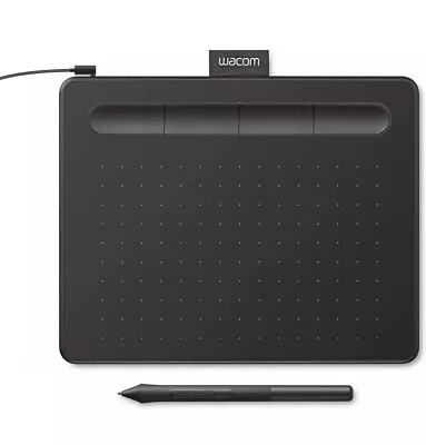 NEW Wacom Intuos Graphics Drawing Tablet Small 7.9 X 6.3  Black CTL4100 • $24.99