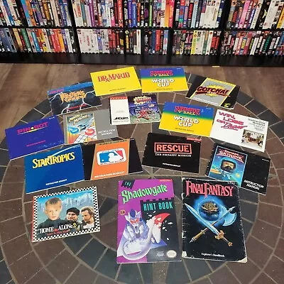 Lot Of 16 Nintendo NES Authentic Manuals - Overall Good Shape • $80