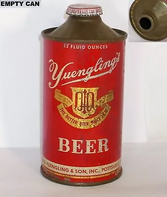 $127.50 • Buy Nice Irtp Yuengling's Red Low Pro Cone Top Beer Can Pottsville, Pa New York-penn