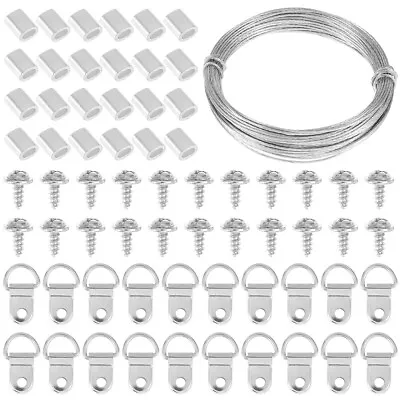 Wire Rope Kit 32.5FT 33LB Wire Pergola Kit Stainless Steel Turnbuckle Wire USⒷ • $12.49
