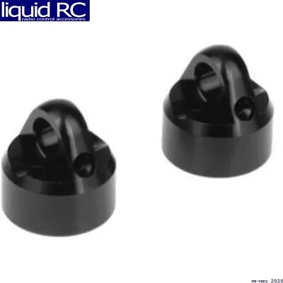 Tekno RC 6712A Shock Caps (7075 Emulsion Black Ano 2 Pieces) • $21.80