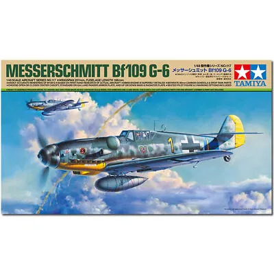 TAMIYA 61117 Messerschmitt BF-109 G6 1:48 Aircraft Model Kit • £33.75