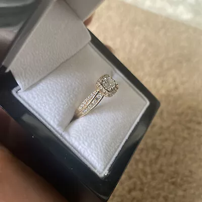 Gold Diamond Engagement Ring • $500