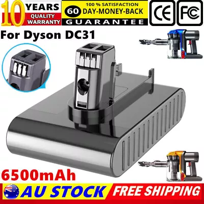 For Dyson DC34 DC44 Type A Battery 22.2V 6500mAh DC35 DC31 Animal DC45 Vacuum AU • $34.98