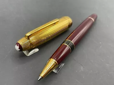 Montblanc LeGrand Meisterstuck Bordeaux Burgundy Gold Vermeil Ag925 162RDV • $795