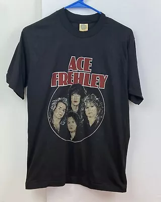 Vintage KISS Band ACE FREHLEY Solo T-Shirt Frehley's Comet Concert Tour UNWORN • £235.16