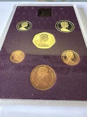 COINAGE OF GREAT BRITAIN AND NORTHERN IRELAND 1980 PROOF 6 COIN SET Wallet 50p • £10