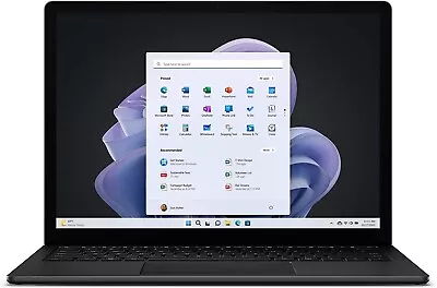 Microsoft Surface Laptop 5 13.5Inch QHD Touch I5-1235U 16GB RAM 256GB SSD Black • £789