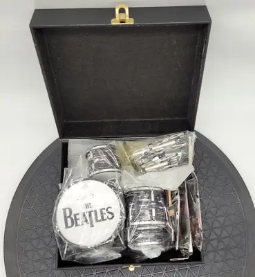 Miniature Beatles Instrument Reproduction Of Guitars & Ludwig Drums With Stage • $58.95