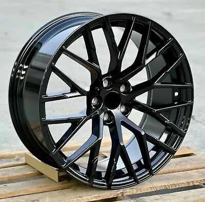 4 PCS 19  Wheels New For Audi A4 A5 S4 A6 A8 VW Passat 19x8.5 5x112 Gloss Black • $891