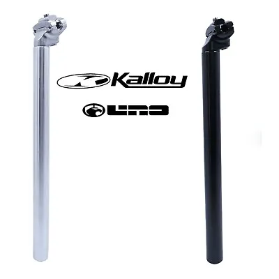 Kalloy Bike Adjst Seatpost 350mm PIK 25.0 Thru 31.8mm& Black Or Silver 27.2 31.6 • $21.70