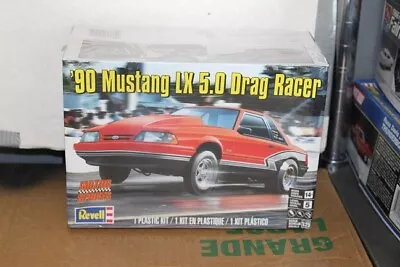 Revell 1990 Mustang LX 5.0 Drag Racer Model Kit 1:25 New In Factory Sealed Box • $17.95