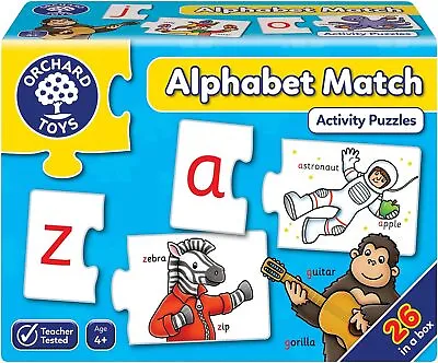£10.30 • Buy Orchard Toys Alphabet Match Jigsaws, Activity Jigsaw Puzzles, Learn The Alphabe