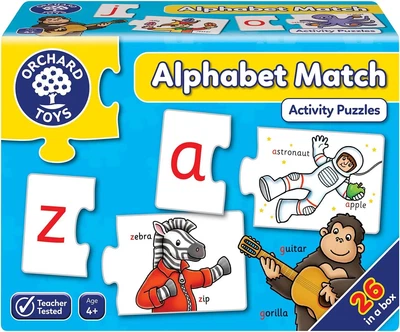 £10.30 • Buy Orchard Toys Alphabet Match Jigsaws, Activity Jigsaw Puzzles, Learn The Alphabe