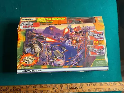 Mountain Command Center Vintage Matchbox Mission Bravo Playset New NIB 1998 Rare • $29