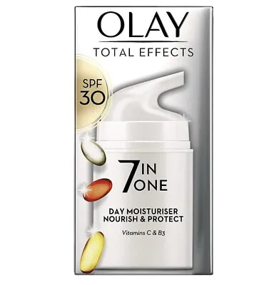 £13.49 • Buy Olay Total Effects 7 In One Anti-Ageing Moisturiser With SPF 30, 50ml
