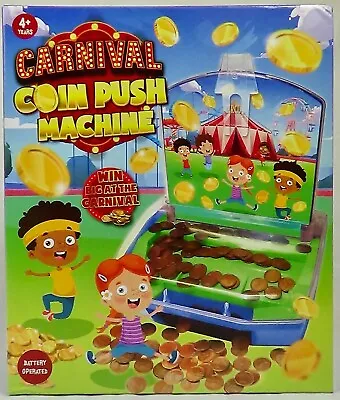 £21.49 • Buy CARNIVAL COIN PUSH MACHINE. Children/Kids Arcade Toy Game Gift