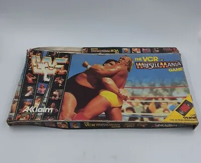 1988 AKLAIM WWF WRESTLEMANIA THE VCR BOARD GAME Hulk Hogan INCOMPLETE FOR PARTS • $39.99