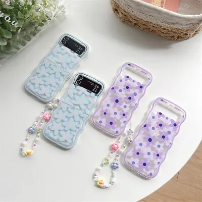$13.88 • Buy Shockproof Flower Phone Case Cover With Chain For Samsung Galaxy Z FLIP 3/4/5 AU