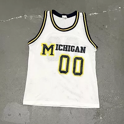 VTG 1990’s Michigan Wolverines Basketball Jersey Medium  • $29.11