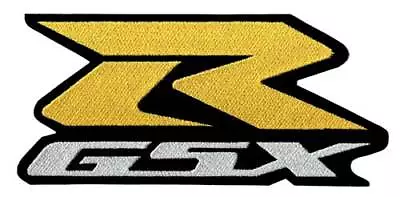 $5.95 • Buy Suzuki GSXR Patch Embroidered Yellow Gold & White Iron-on Suzuki
