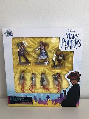 Mary Poppins Returns Limited Edition Of 3000 Set Of 7 Ornaments Brand New Sealed • $44.50