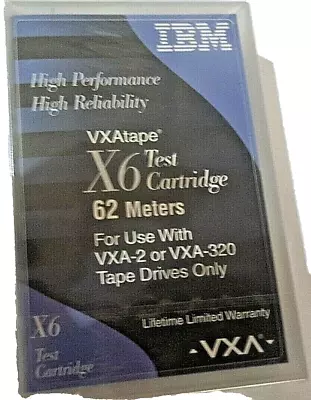 IBM High Performance High Reliability VXAtape X6 Test Cartridge  • $69.99