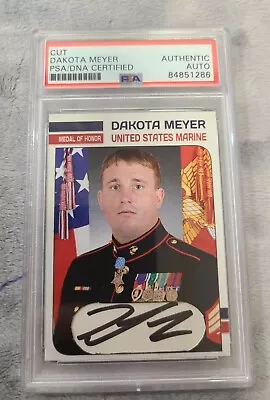 Dakota Meyer Signed Cut Card Medal Of Honor USMC • $109.85