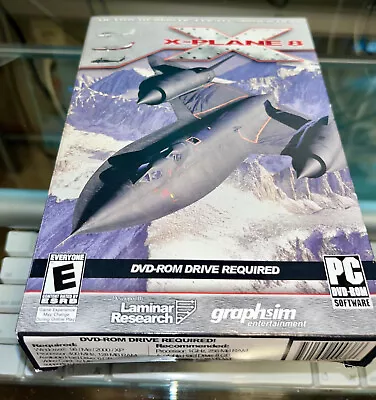 X-Plane 8.0 (DVD-ROM) - For Windows 98/ME/2000/XP - SEALED NEW • $29.99