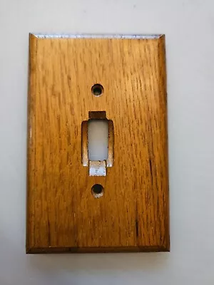 Vintage Wood Receptacle Switch Plate Cover. More U Buy The More U Save!! • $3.99