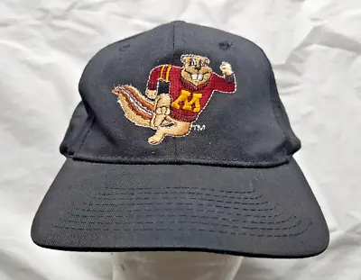 Vintage Minnesota Gophers Mascot Embroidered Logo 7 Snapback Hat / Cap • $19.95