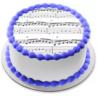 Music Birthday Edible Cake Topper Muffin Party Decor Gift Notes Cupcake • $8.98