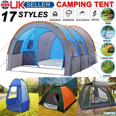 Automatic Instant Double Layer Pop Up Camping Tent Waterproof Outdoor Hiking UK • £110