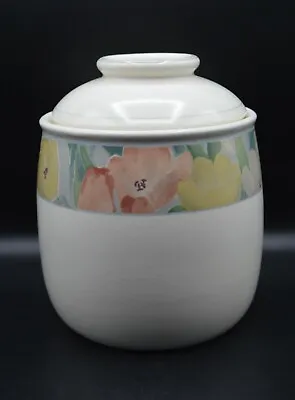 Mikasa Intaglio Cezanne Extra Large Canister And Lid Mint Condition Cookie Jar • $27.99