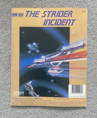 $22.06 • Buy FASA Star Trek The Strider Incident #2226 RPG Role Playing Game 1987
