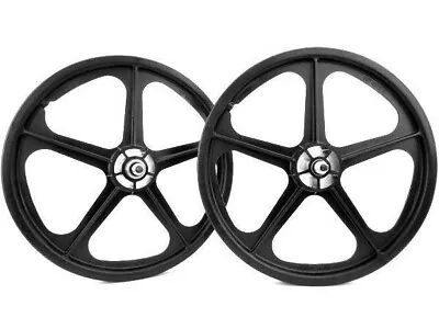 SKYWAY Tuff II Sealed Bearing Old School BMX Wheelset Black 20  • $279