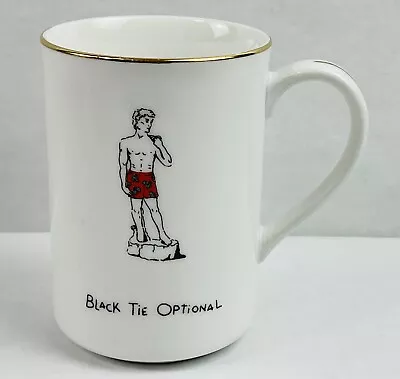 Statue Of David~Merry Masterpieces 1999 Coffee Mug~Black Tie Optional~Vintage • $10