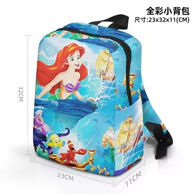 Princess Mermaid Backpack Mini Casual Cartoon Children Bag School Knapsack 12  • $22.59