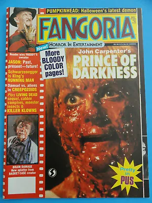 Fangoria Magazine #69 Dec 1987 John Carpenter's Prince Of Darkness W/ Poster • $30