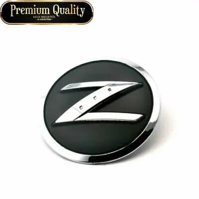 Chrome Black Z Emblem Front Fender Side Badge For 350Z 370Z Fairlady Z Z33 Z34 • $12.87