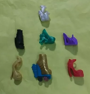 Monster High Doll Shoe Lot 7 Single Shoes No Pairs • $12