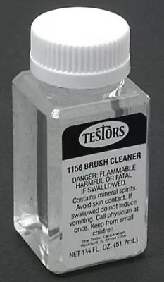 Testors Brush Cleaner 1-3/4 Oz - Hobby And Model Enamel Paint - #1156 • $6.30