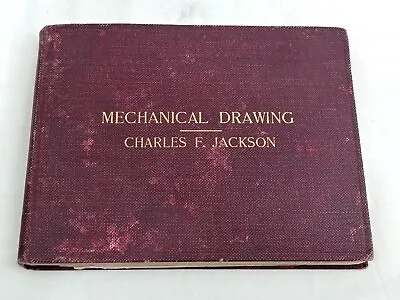 Mechanical Drawing 1904 3rd Edition Charles Jackson Antique Architecture Plates • $21.88