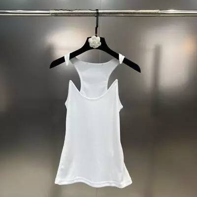 Invisible Strap Design Y/project Vest Ribbed Cami Tank Sleeveless Women Tops. • $38.45