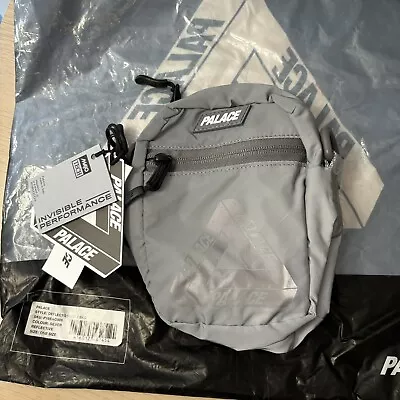 SS19 Palace Deflecto Shot 2 Bag Silver Reflective Brand New - Free Domestic Post • $350