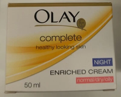 $10.50 • Buy OLAY COMPLETE ENRICHED NIGHT CREAM 50mL X1 (for Normal/dry/oily Skin)